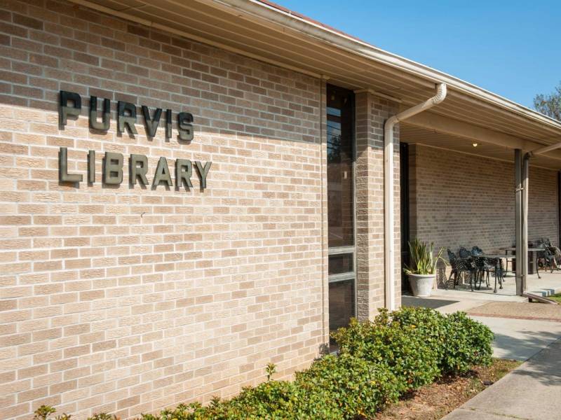 Purvis Public Library Photo Location